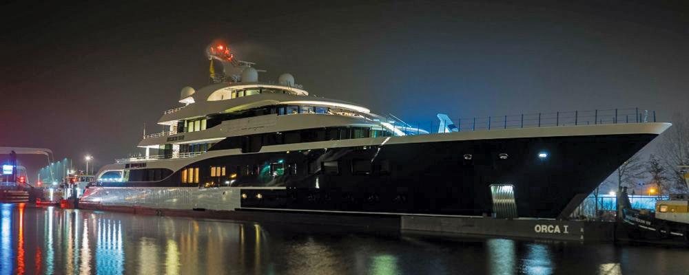 THE FRENCH BILLIONAIRE YACHT OWNED BY BERNARD ARNAULT IS IN